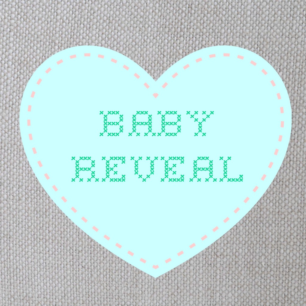 baby reveal button